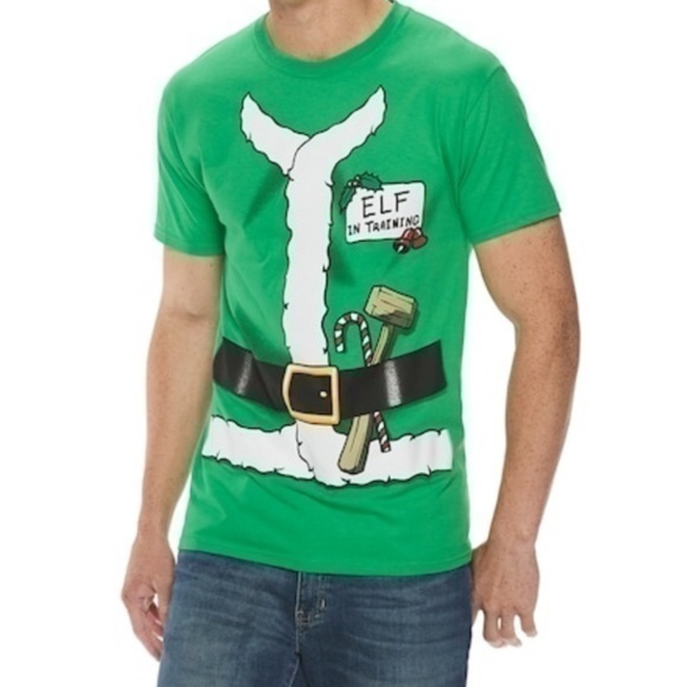 Holiday Party Elf Shirt In Training T-Shirt NWT